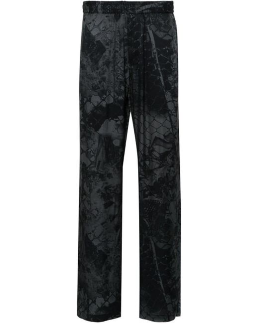 Pantalones P-Cornwall con cinturilla elástica DIESEL de hombre de color Black