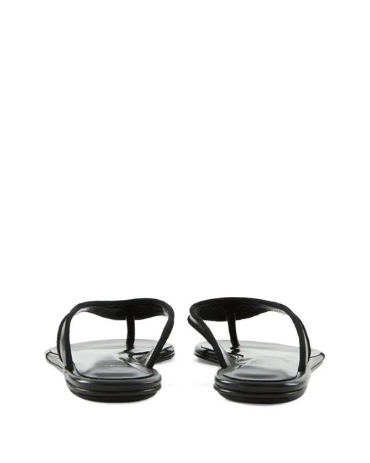 Jude Black Trim Thong Slides