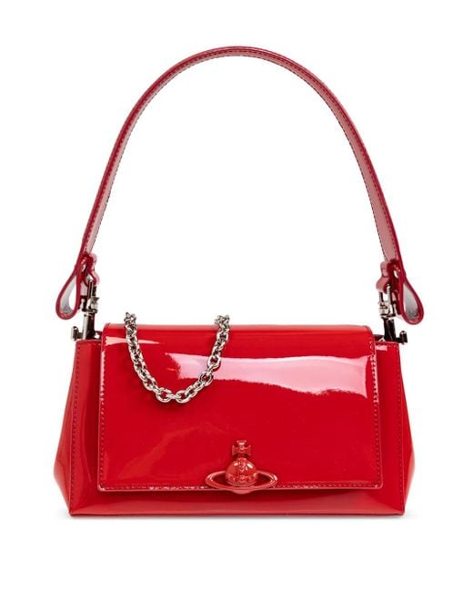 Borsa A Spalla Hazel Media di Vivienne Westwood in Red