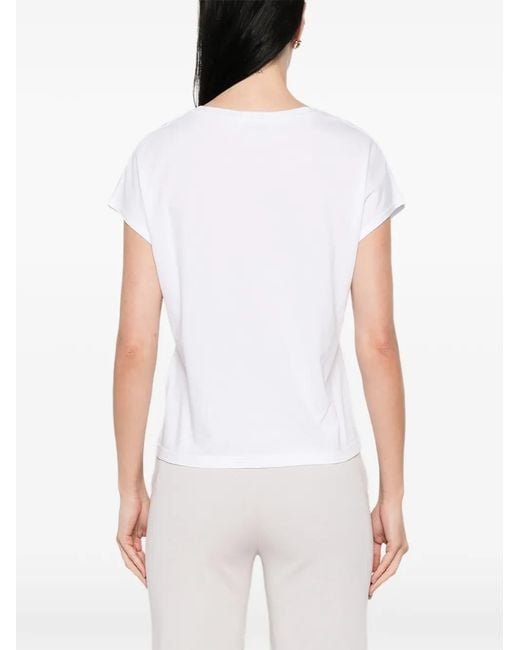 Base London White Crew-Neck T-Shirt