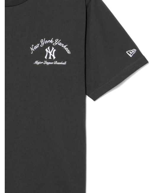 KTZ Black X Mlb Logoed T-Shirt for men