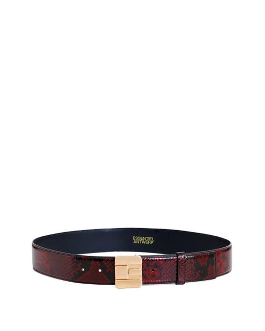 Essentiel Antwerp Isnake Riem in het White