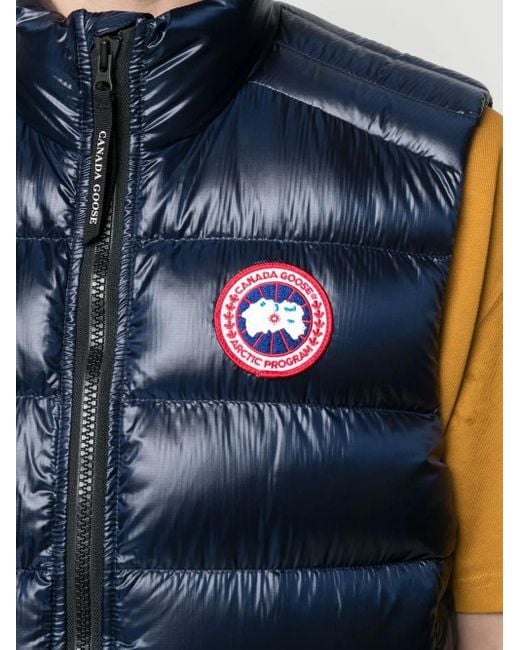 Canada Goose Blue Sleeveless Crofton for men