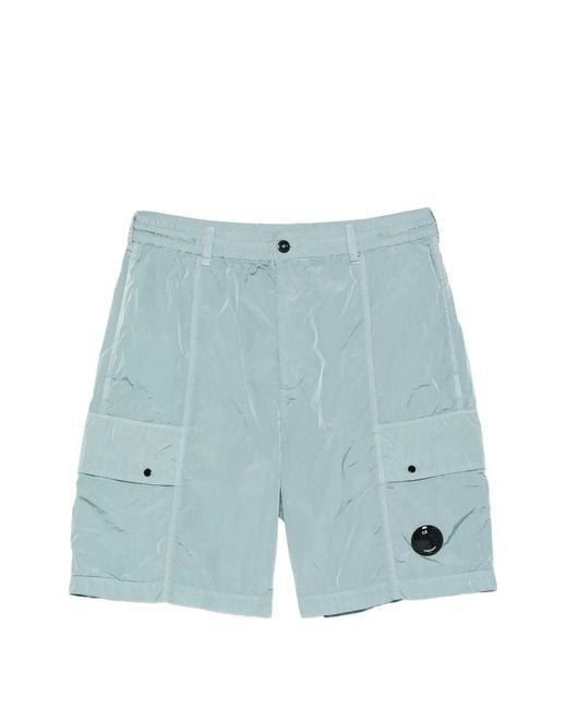 C P Company Blue Bermuda for men
