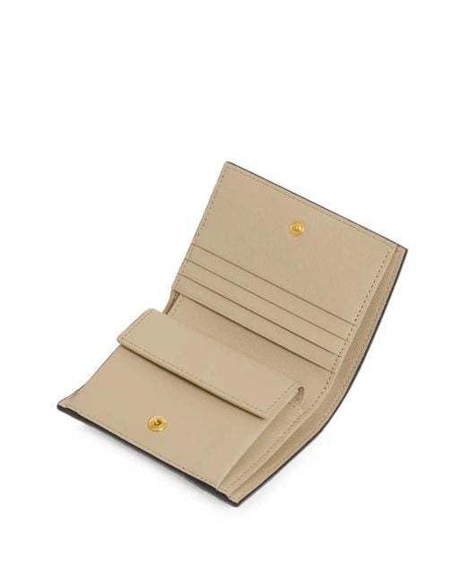 Marni Brown Saffiano Leather Bifold Wallet