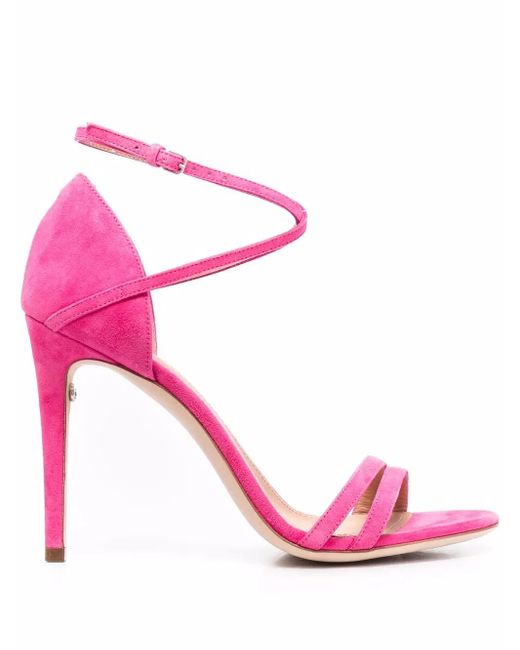 Ferragamo Pink Crossover-Strap Sandals