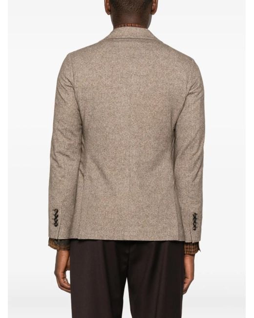 Circolo 1901 Brown Double-Breasted Blazer for men