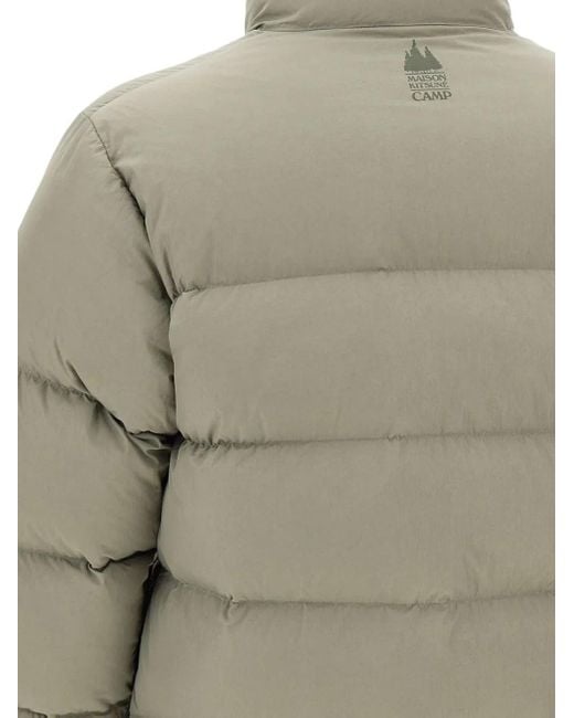 Maison Kitsuné Gray Quilted Padded Jacket for men