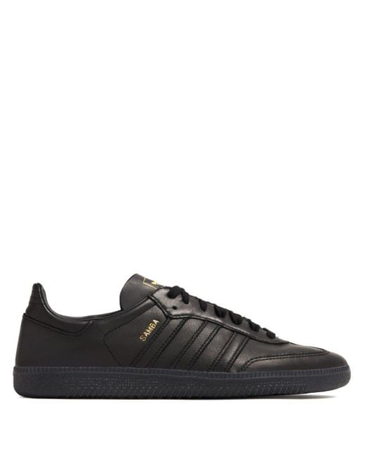 Adidas Black Samba Decon Leather Sneakers