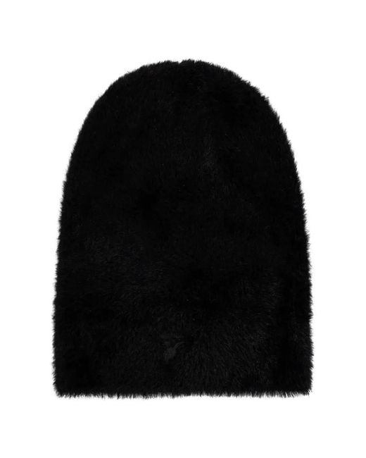 Kangol Black Logo-Embroidered Beanie Hat