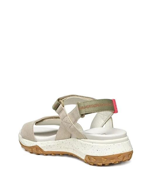 Geox White Sorapis Grip Sandals