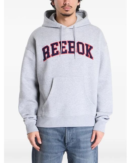 Reebok Gray Freshman Hoodie for men