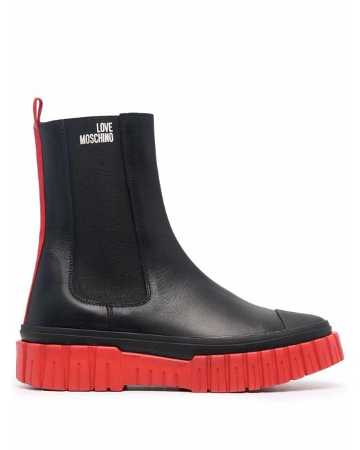 love moschino chelsea boots