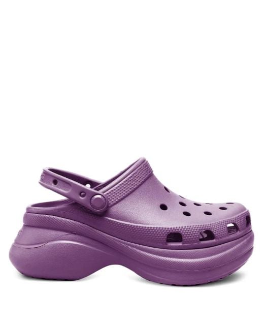 CROCSTM Purple Platform Clog Sandals