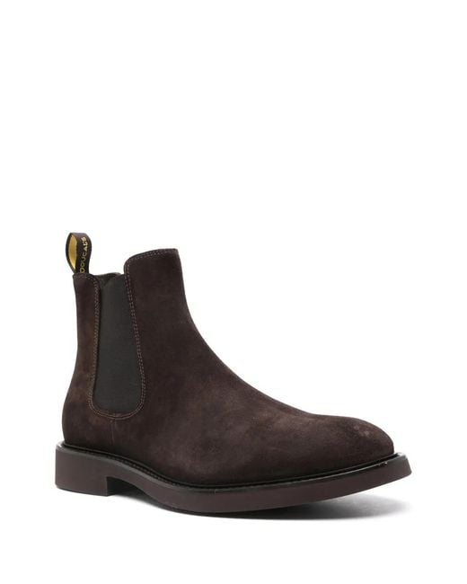 Doucal's Brown Suede Boots for men