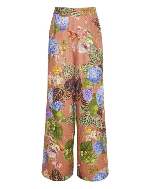 Pantalones palazzo Josephine Cara Cara de color Natural