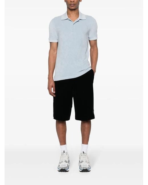 Versace Jeans Couture Black Rx Patch Logo Shorts for men
