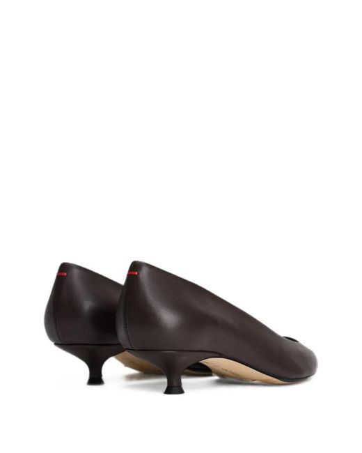 Aeyde Brown Cari Pointed-Toe Pumps