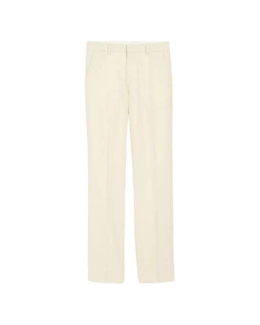 AMI Straight Broek in het White voor heren