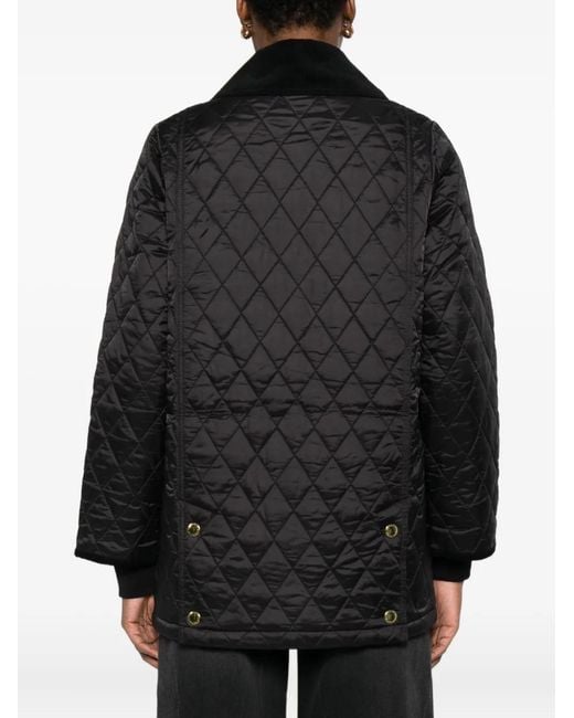 Barbour Black Modern Beadnell Quilted Jacket