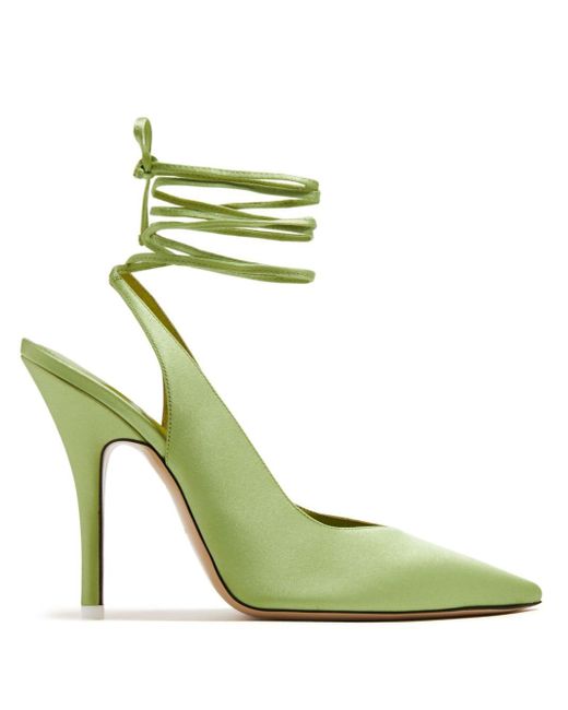 Zapatos Venus con tacón de 105mm The Attico de color Green