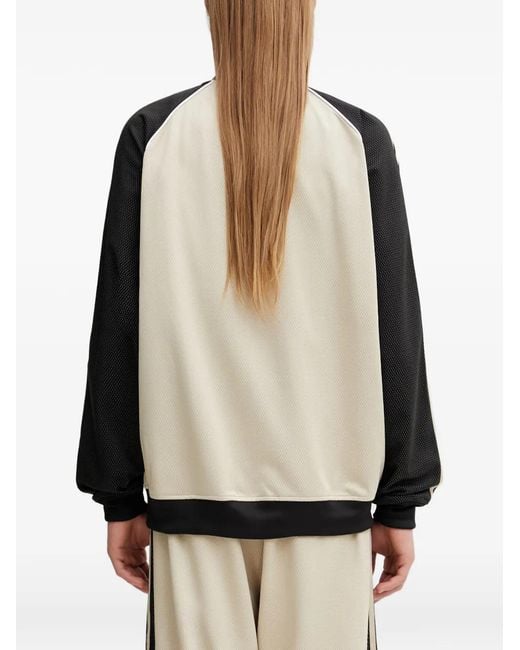 Adidas Natural Zip-Up Sweatshirt for men