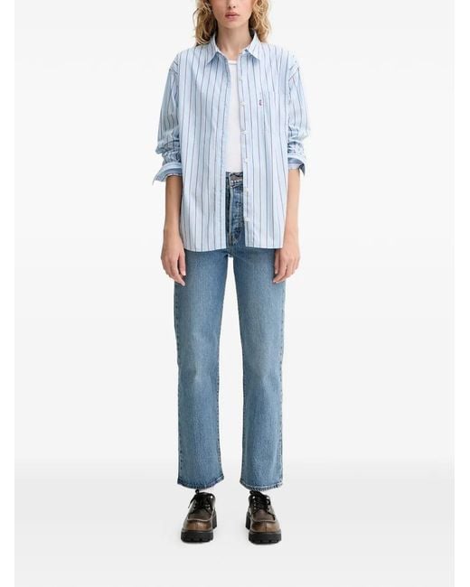 Levi's Blue Button Jeans