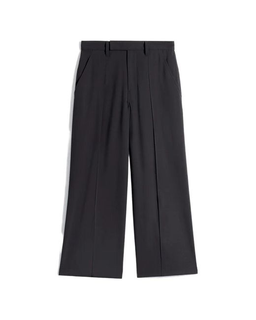 Lemaire Black Pleated Trousers for men