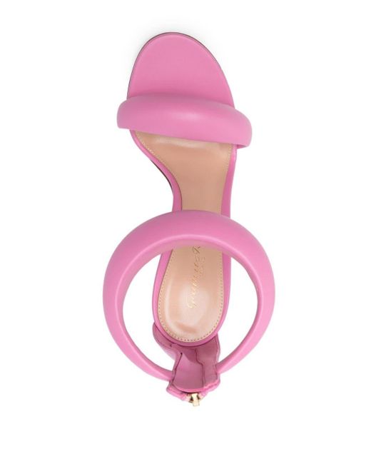 Sandalias Bijoux con tacón de 105 mm Gianvito Rossi de color Pink