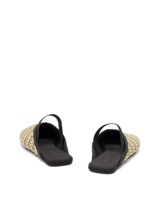 FLOWZE White Strap-Detail Mules