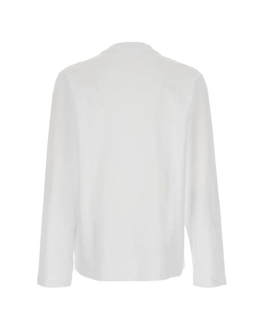 Jacquemus White Logo-Patch T-Shirt for men