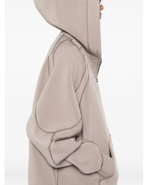 OTTOLINGER White Contrast-Stitch Hooded Jacket