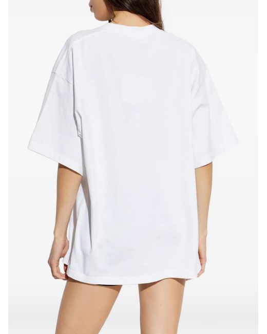 Alexander Wang Pink Cube Oversized T-Shirt