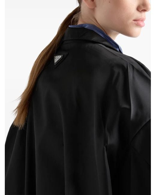 Prada Black Re-Nylon Oversized Blouson Jacket