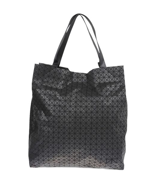 Issey Miyake Black Geometric-pattern Tote Bag for men