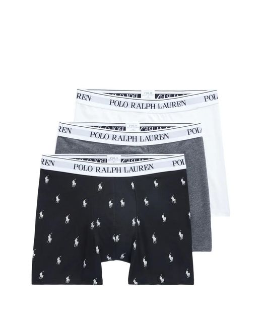 Polo Ralph Lauren White Logo-Print Boxers Set (Set Of Three) for men