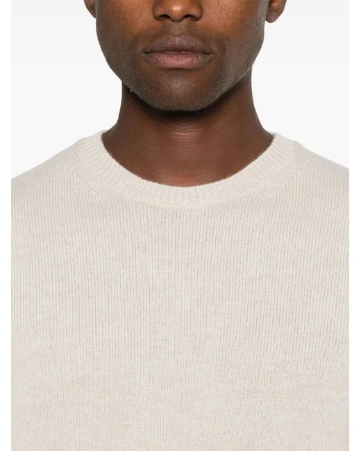 Zanone Natural Virgin Wool Sweater for men