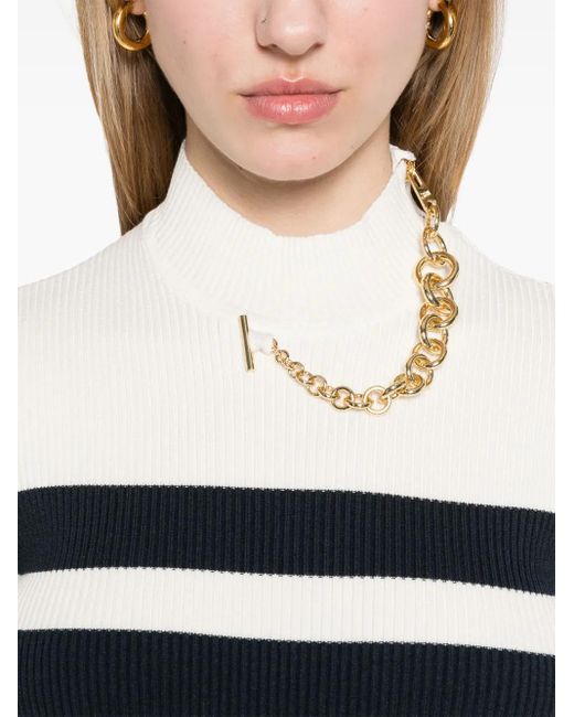 Jean Paul Gaultier ファインリブ Tシャツ White