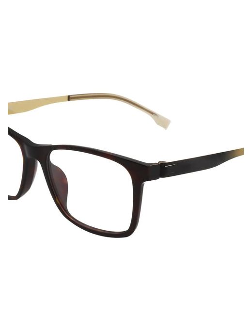 Boss White Tortoiseshell-Effect Glasses for men