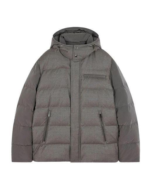 Paul & Shark Donsjack Met Capuchon in het Gray voor heren