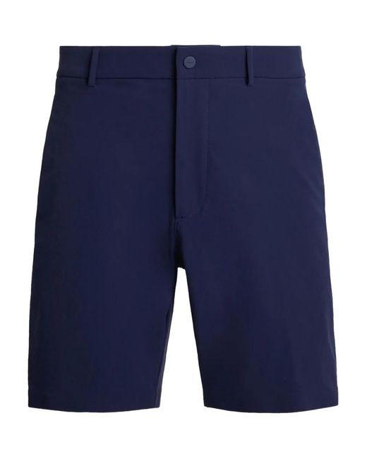 Ralph Lauren Blue Zipped Pocket Tailored Shorts for men