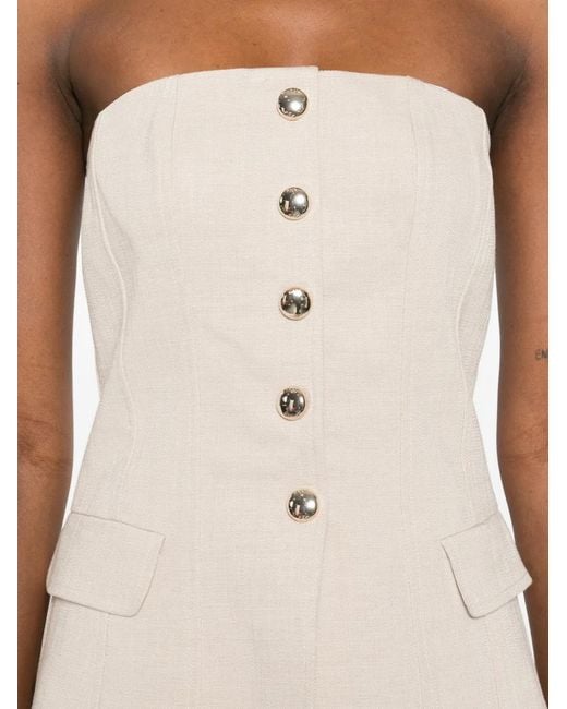 Maje Natural Tailored Bustier Top