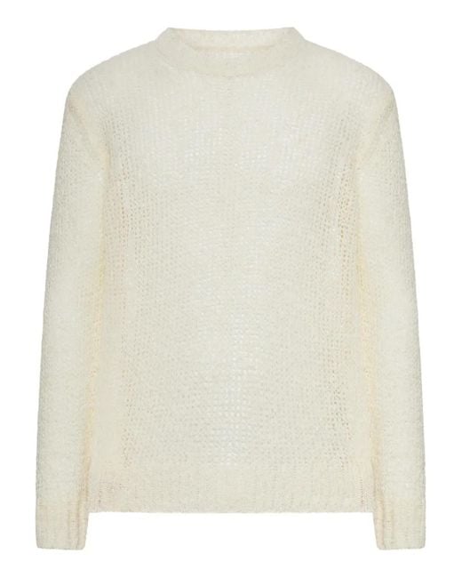 Jil Sander Natural Open-Knit Jumper for men