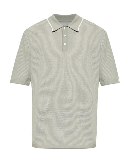 Rag & Bone White Jersey Polo Shirt for men