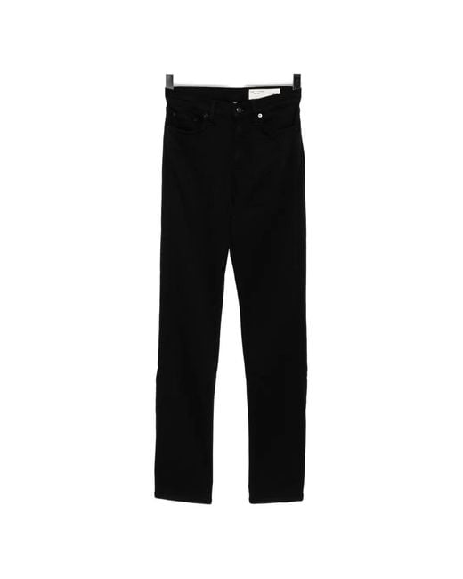 Rag & Bone Black Flexi Peyton Bootcut Jeans