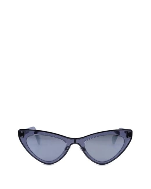 Moschino Blue Lunettes De Soleil À Monture Papillon