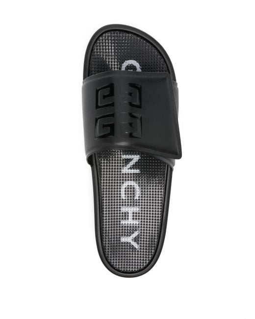 Givenchy Black 'Slide' Sandals for men