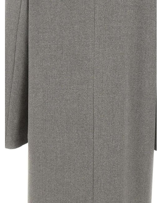 Kaos Gray Double-Breasted Coat