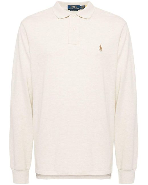 Polo Ralph Lauren Natural Polo Pony-embroidered Polo Shirt for men