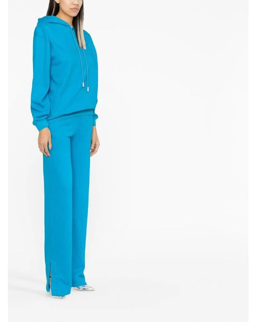 Off-White c/o Virgil Abloh Blue Diag-print Hoodie